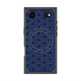 プレミアムスクエアケース with MagSafe［ Dot Circle - Navy ］
