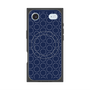 プレミアムスクエアケース with MagSafe［ Dot Circle - Navy ］