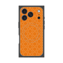 プレミアムスクエアケース with MagSafe［ Dot Circle - Orange ］
