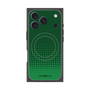 プレミアムスクエアケース with MagSafe［ Dot Gradation - Green ］