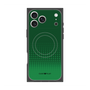 プレミアムスクエアケース with MagSafe［ Dot Gradation - Green ］
