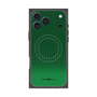 プレミアムスクエアケース with MagSafe［ Dot Gradation - Green ］