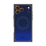 プレミアムスクエアケース with MagSafe［ Dot Gradation - Blue ］