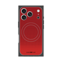 プレミアムスクエアケース with MagSafe［ Dot Gradation - Red ］