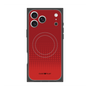 プレミアムスクエアケース with MagSafe［ Dot Gradation - Red ］