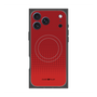 プレミアムスクエアケース with MagSafe［ Dot Gradation - Red ］