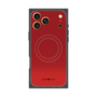 プレミアムスクエアケース with MagSafe［ Dot Gradation - Red ］
