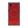 プレミアムスクエアケース with MagSafe［ Dot Gradation - Red ］