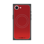 プレミアムスクエアケース with MagSafe［ Dot Gradation - Red ］