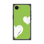 プレミアムスクエアケース with MagSafe［ Two Hearts - Green ］