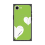 プレミアムスクエアケース with MagSafe［ Two Hearts - Green ］