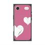 プレミアムスクエアケース with MagSafe［ Two Hearts - Pink ］
