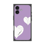プレミアムスクエアケース with MagSafe［ Two Hearts - Purple ］