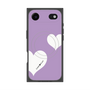 プレミアムスクエアケース with MagSafe［ Two Hearts - Purple ］