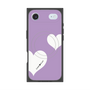 プレミアムスクエアケース with MagSafe［ Two Hearts - Purple ］