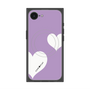 プレミアムスクエアケース with MagSafe［ Two Hearts - Purple ］