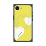 プレミアムスクエアケース with MagSafe［ Two Hearts - Yellow ］