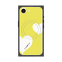 プレミアムスクエアケース with MagSafe［ Two Hearts - Yellow ］