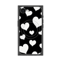 プレミアムスクエアケース with MagSafe［ Dot Hearts - Black ］