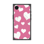 プレミアムスクエアケース with MagSafe［ Dot Hearts - Pink ］