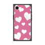 プレミアムスクエアケース with MagSafe［ Dot Hearts - Pink ］