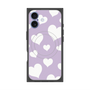 プレミアムスクエアケース with MagSafe［ Dot Hearts - Purple ］