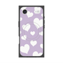 プレミアムスクエアケース with MagSafe［ Dot Hearts - Purple ］