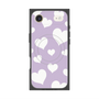 プレミアムスクエアケース with MagSafe［ Dot Hearts - Purple ］