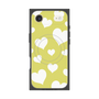 プレミアムスクエアケース with MagSafe［ Dot Hearts - Yellow ］