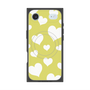 プレミアムスクエアケース with MagSafe［ Dot Hearts - Yellow ］