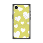 プレミアムスクエアケース with MagSafe［ Dot Hearts - Yellow ］