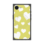 プレミアムスクエアケース with MagSafe［ Dot Hearts - Yellow ］