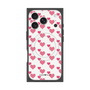 プレミアムスクエアケース with MagSafe［ Stripe Hearts - Pink ］