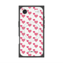 プレミアムスクエアケース with MagSafe［ Stripe Hearts - Pink ］