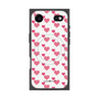プレミアムスクエアケース with MagSafe［ Stripe Hearts - Pink ］