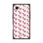 プレミアムスクエアケース with MagSafe［ Stripe Hearts - Pink ］