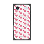 プレミアムスクエアケース with MagSafe［ Stripe Hearts - Pink ］
