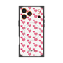 プレミアムスクエアケース with MagSafe［ Stripe Hearts - Pink ］