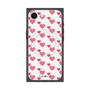 プレミアムスクエアケース with MagSafe［ Stripe Hearts - Pink ］