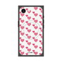プレミアムスクエアケース with MagSafe［ Stripe Hearts - Pink ］