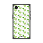 プレミアムスクエアケース with MagSafe［ Stripe Hearts - Green ］