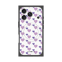 プレミアムスクエアケース with MagSafe［ Stripe Hearts - Purple ］