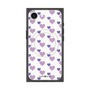 プレミアムスクエアケース with MagSafe［ Stripe Hearts - Purple ］