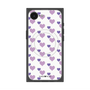 プレミアムスクエアケース with MagSafe［ Stripe Hearts - Purple ］