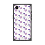 プレミアムスクエアケース with MagSafe［ Stripe Hearts - Purple ］
