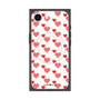 プレミアムスクエアケース with MagSafe［ Stripe Hearts - Red ］