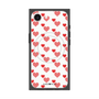 プレミアムスクエアケース with MagSafe［ Stripe Hearts - Red ］