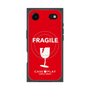 プレミアムスクエアケース with MagSafe［ FRAGILE - Red ］