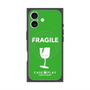 プレミアムスクエアケース with MagSafe［ FRAGILE - Green ］
