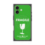 プレミアムスクエアケース with MagSafe［ FRAGILE - Green ］